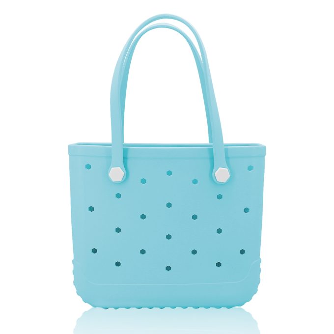 Beach Tote bag EVA waterproof supermarket shopping basket, travel storage bag, outdoor camping travel shoulder bag