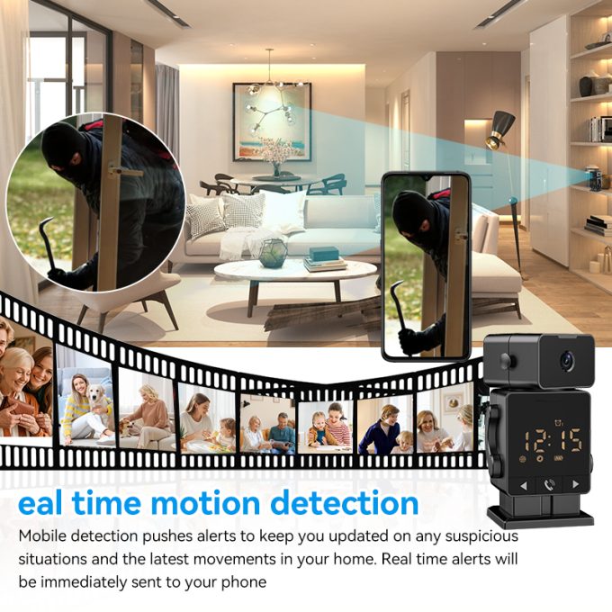 Obvious baby monitor with camera HD infants Smart monitoring camera Indoor Security protection Plug-free wireless wifi connect mobile phone remote night vision