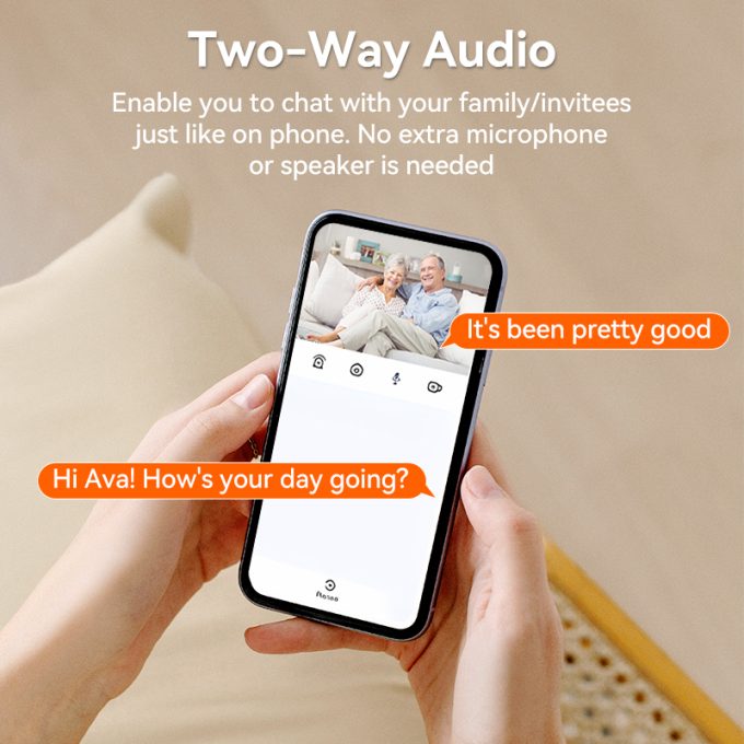 Obvious baby monitor with camera HD infants Smart monitoring camera Indoor Security protection Plug-free wireless wifi connect mobile phone remote night vision