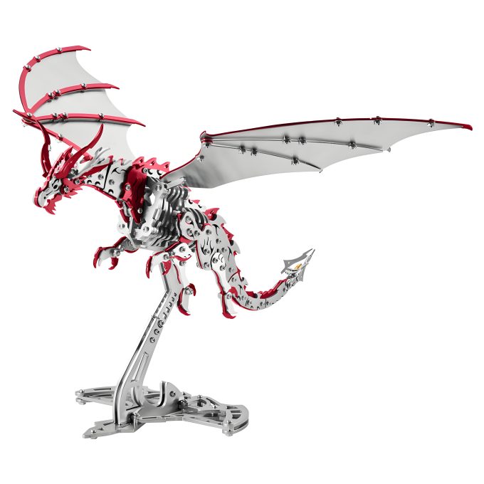 Metal Hero 3D Metal Puzzle Dinosaur Model Kit, 373 Pieces 3D Puzzle Model, DIY Assembly Mechanical Animal Metal 3D Puzzle for Adults Teens