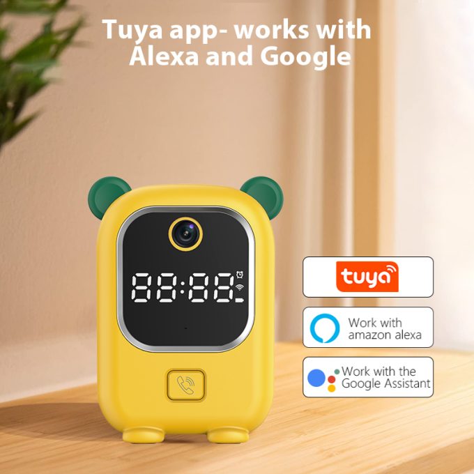 Obvious 1296P Security Camera Baby Movement Monitor with Digital Display for Home Security that connect to your phone