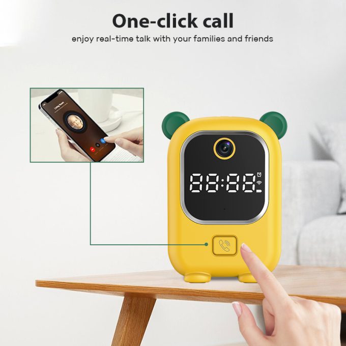 Obvious 1296P Security Camera Baby Movement Monitor with Digital Display for Home Security that connect to your phone