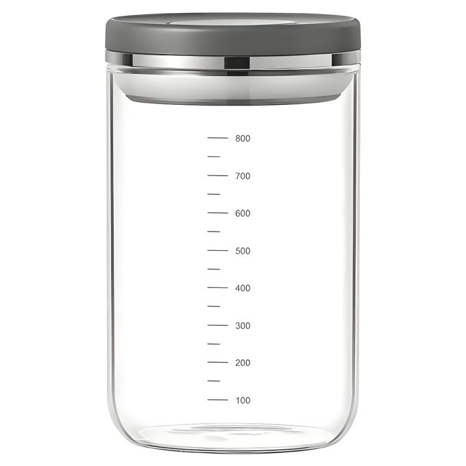 Cereal Storage Container Airtight Tea Sealed Jar BPA Free Dry Food Rice Canisters for Kitchen Pantry Organization and Storage
